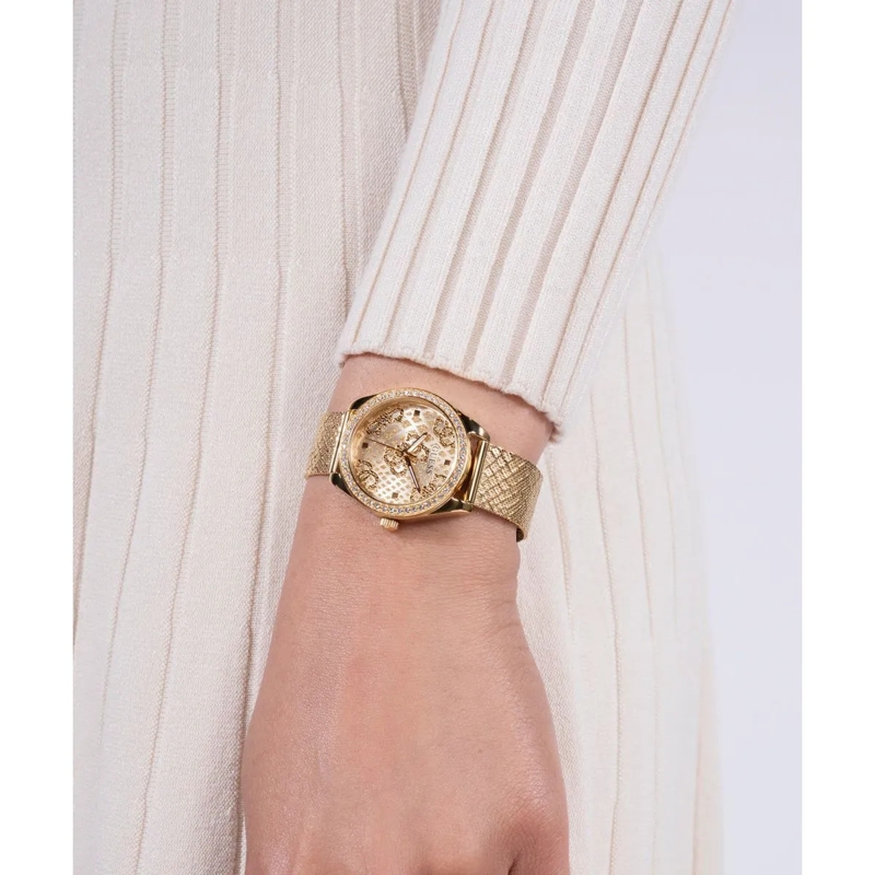 Guess Quarzuhr Quarz-Analoguhr Boa gold(Image 5)