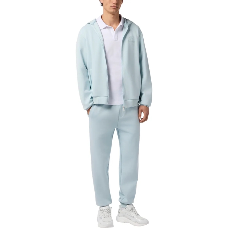 Plein Sport Top Pique Zip Hoodie Icon hell-blau(Image 4)