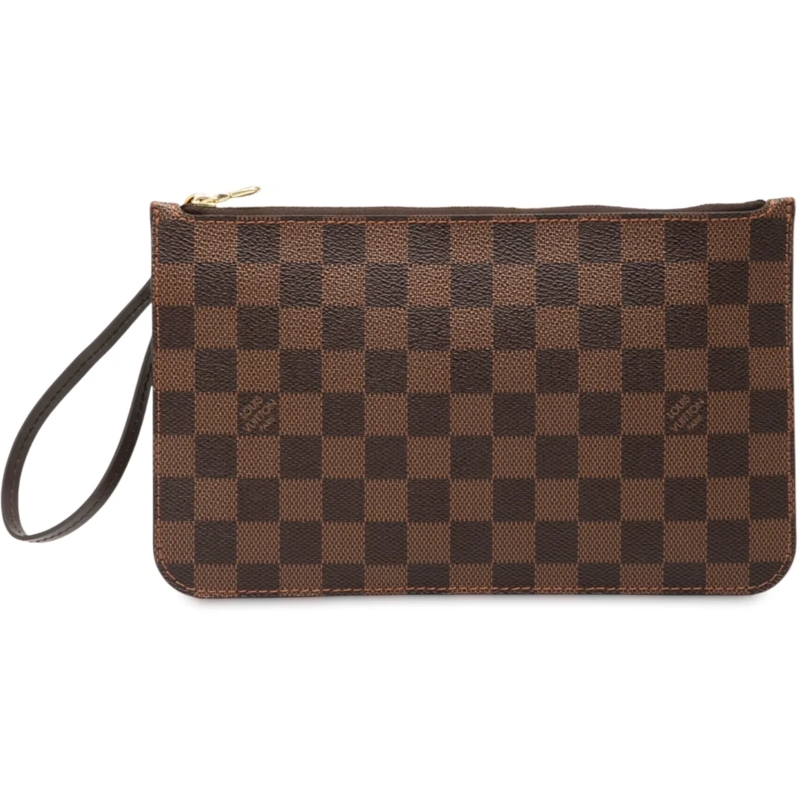 Louis Vuitton Necessaire Damier Ebene Neverfull Pouch MM braun