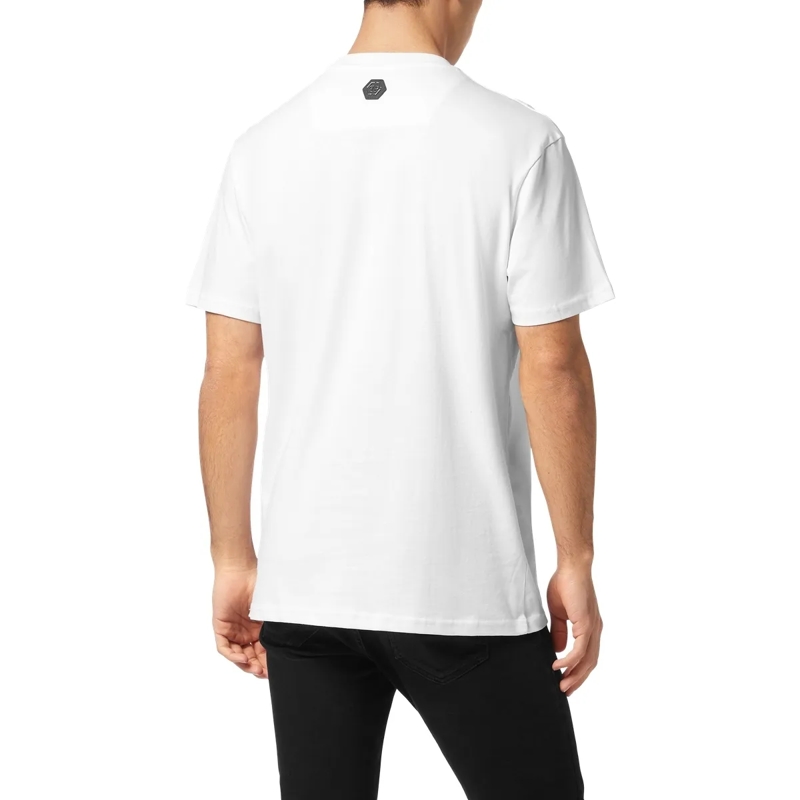 Philipp Plein T-Shirt T-Shirt Rundhalsausschnitt Ss Teddy weiss(Image 2)