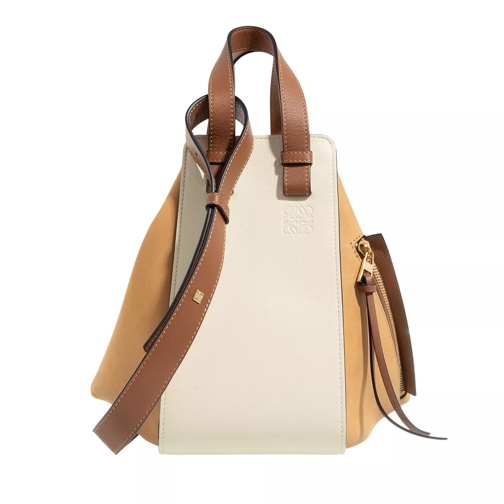Loewe Hammock Bag Small White/Beige Rymlig shoppingväska
