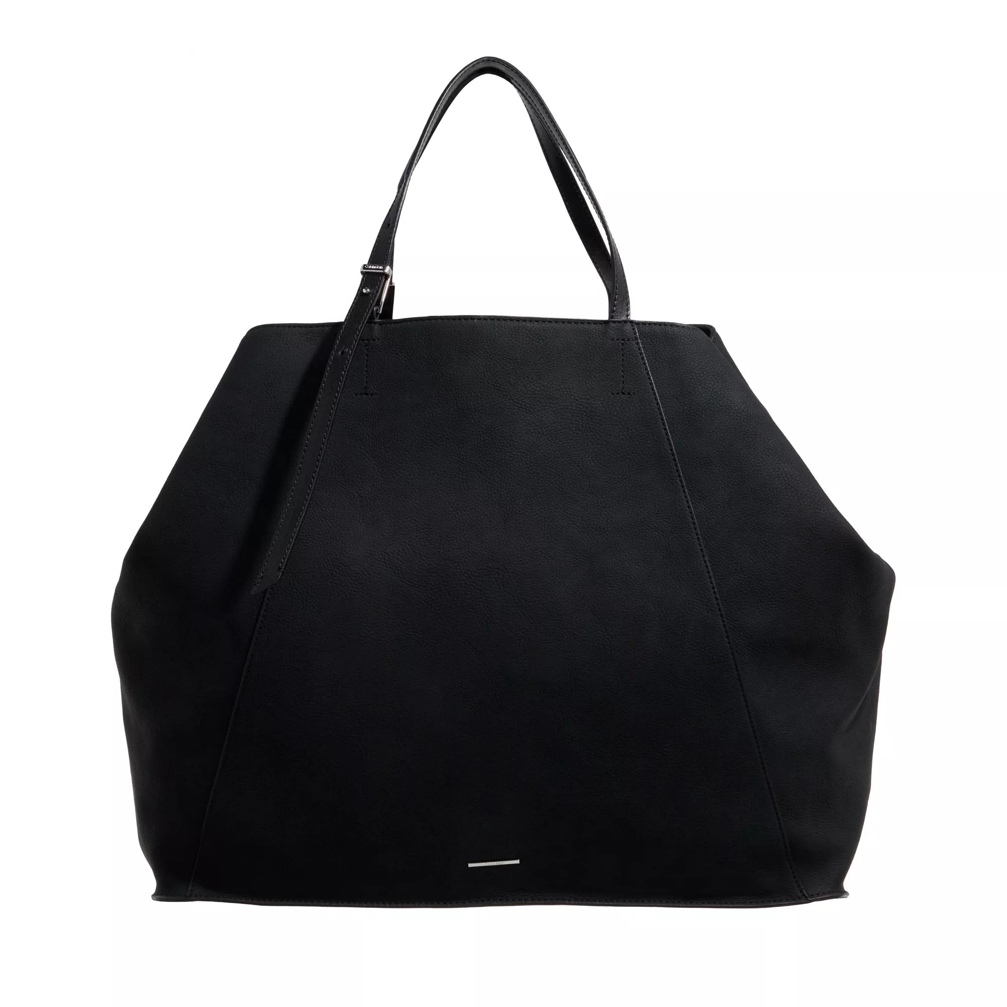 Calvin Klein Ck Fold Large Shopper Black | Shopping Bag