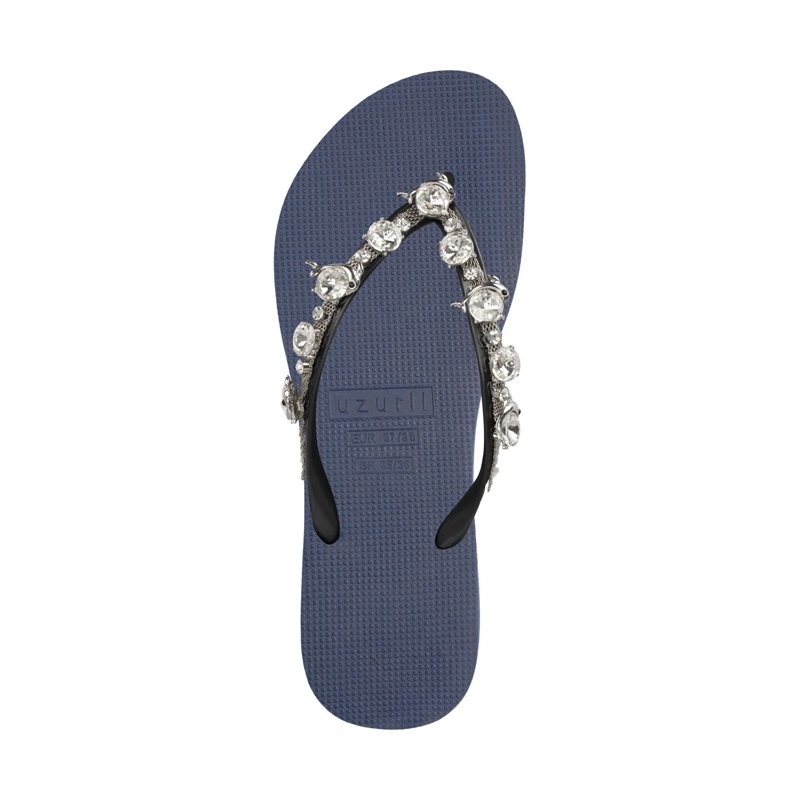 UZURII Flip Flops Zehentrenner Chrystal Dolphin marineblau(Image 3)