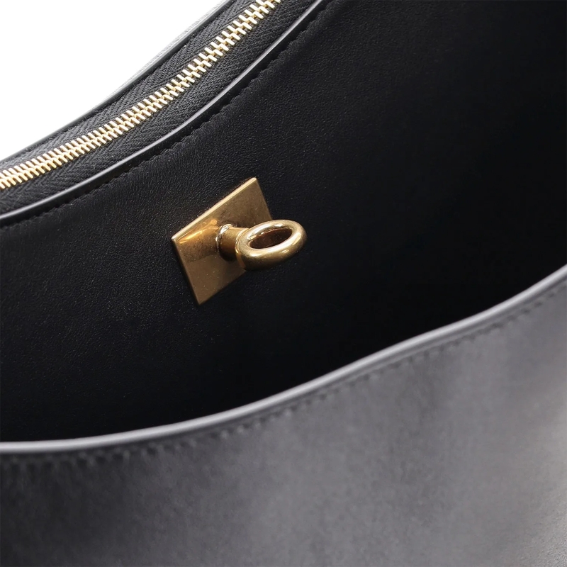 Balenciaga Schultertasche Schultertasche Rodeo aus Leder schwarz(Image 3)