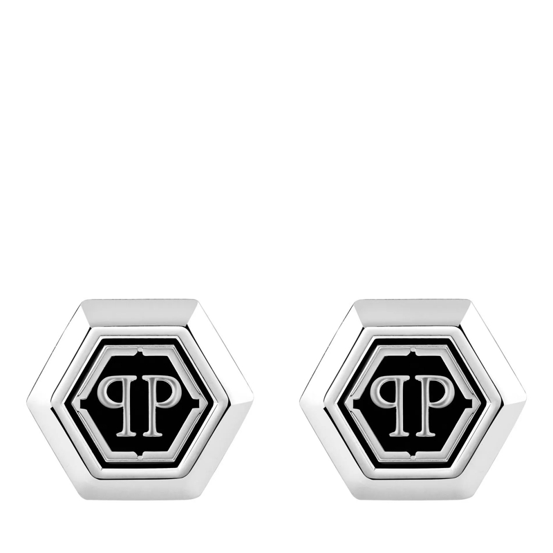 Philipp Plein Manschettenknöpfe Cufflinks Plein Icon silber(Image 4)