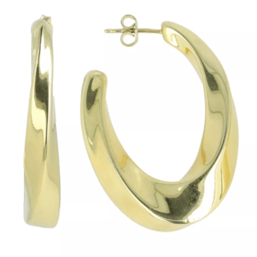 LOTT.gioielli CL Earring Curved Creole M Gold Hoop