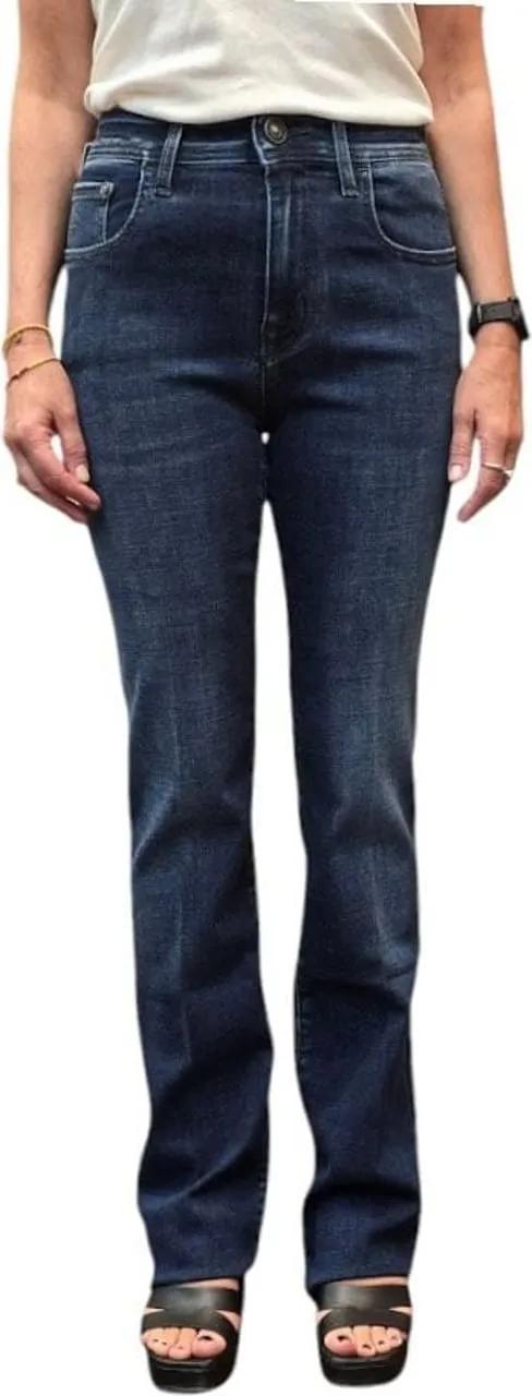 Thumbnail - Jacob Cohen - Jeans droit brut Delave Genou Fleurs blanches Poch - Größe 25 - bunt
