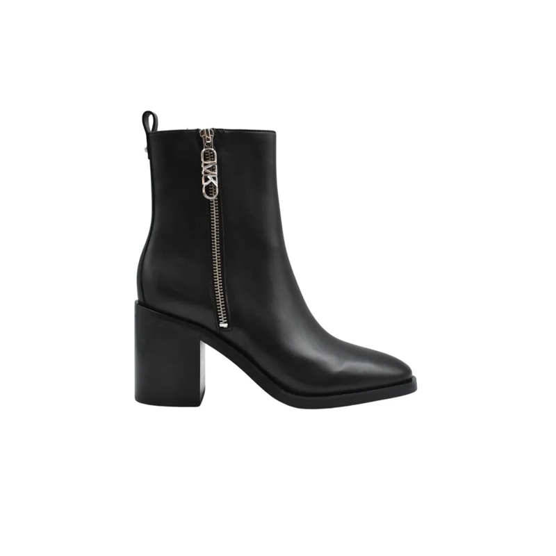 MICHAEL Michael Kors Bottes Laced Ankle Boots With Zipper Detail And Stiletto  Black
