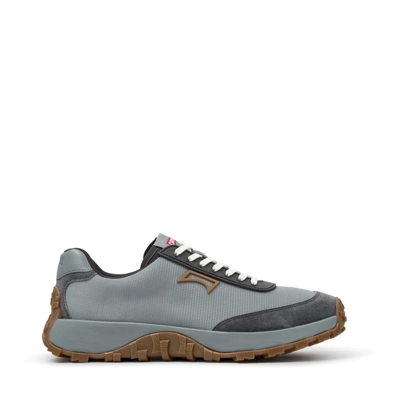 Camper Low-Top-Sneaker In unserem Drift Trail verbinden sich Hochleistung blaugrau