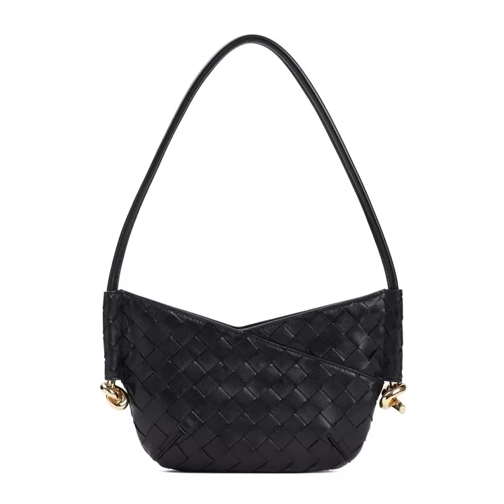 Bottega Veneta Mini Hobo Solstice Bag Black Schoudertas