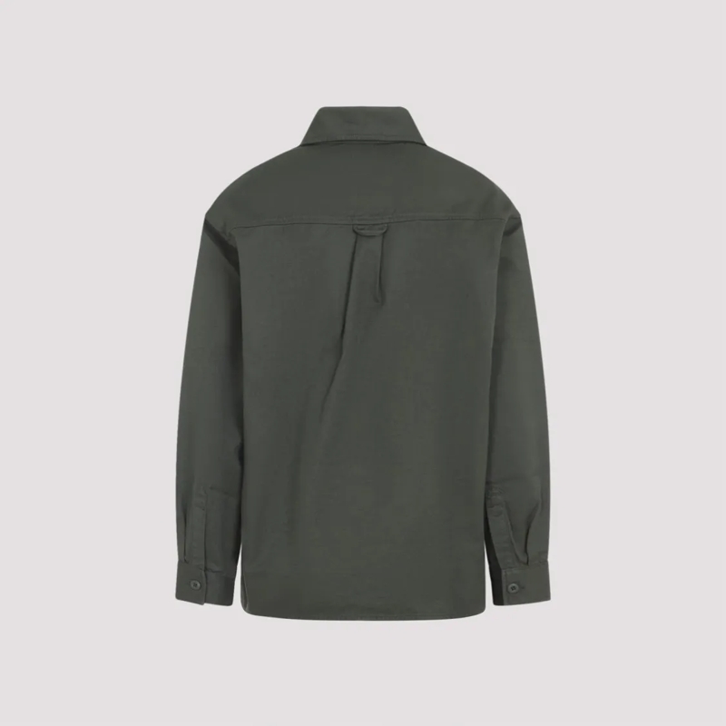 Carhartt Wip  Structured Dark Green Cotton Utility Jacket Green