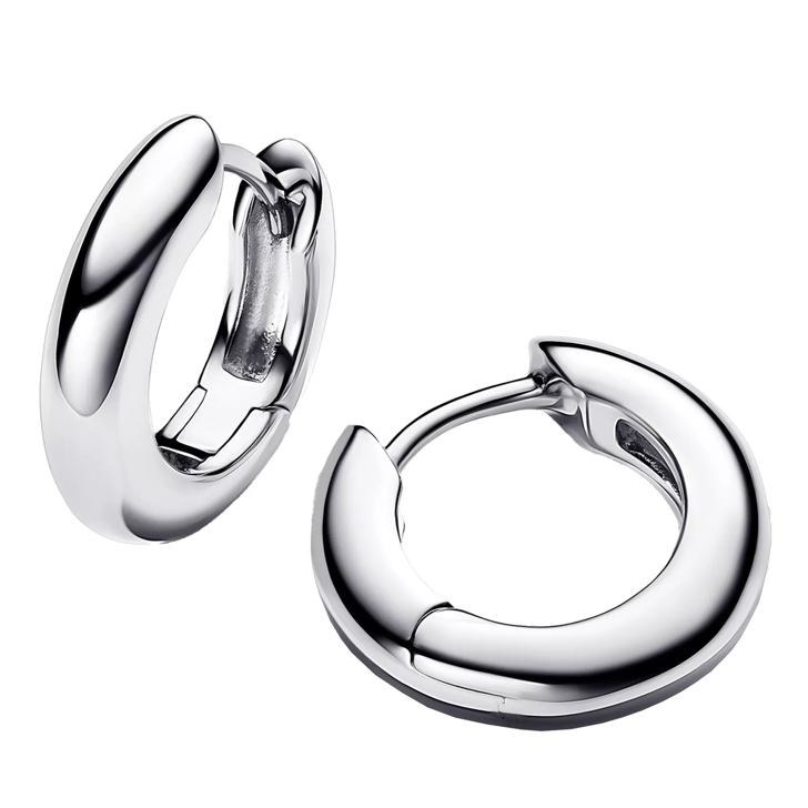 Sterling silver creole hoop earrings discount