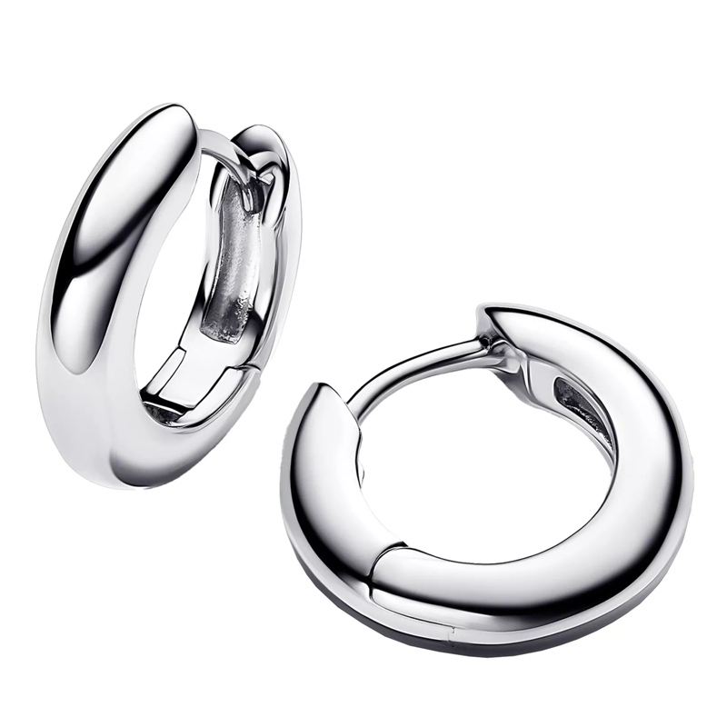 Pandora Creolen Sterling silver hoop earrings Silver