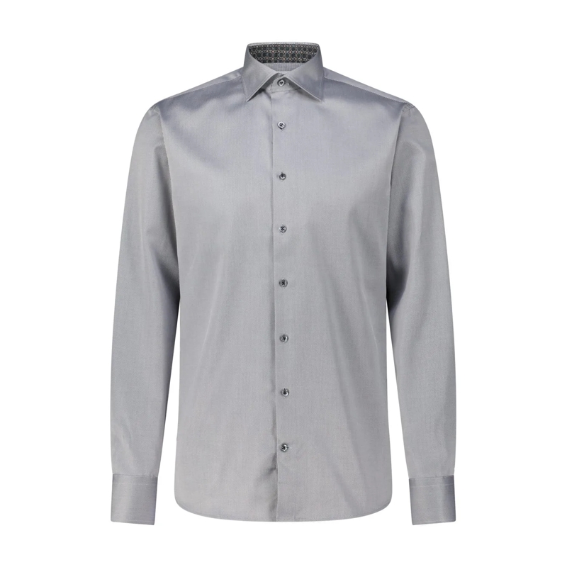 STENSTRÖMS Hemd Hemd mit feiner Musterung Grau
