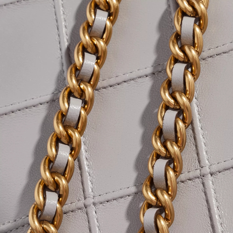 Tory Burch Crossbody Bag Fleming Soft Small Convertible Shoulder Bag Bay Gray(Image 5)