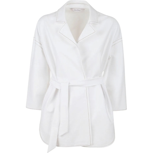 Max Mara Übergangsjacke Max Mara Jackets White weiß