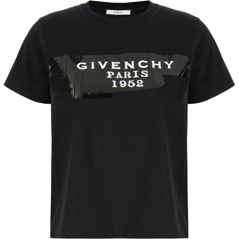 Givenchy T-shirt Black cotton t-shirt schwarz