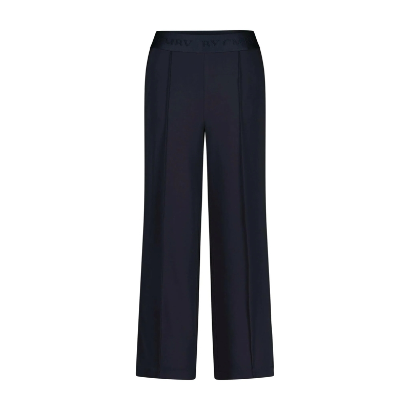 Cambio Freizeithose Hose Cameron mit Logo-Bund Dunkelblau(Image 3)