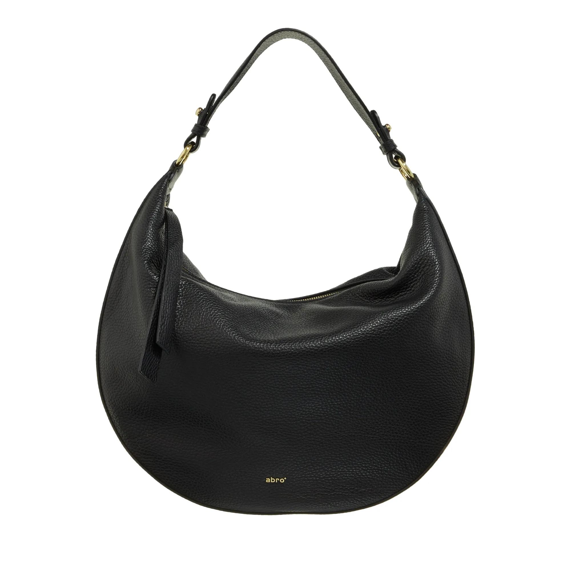 Abro Hobo Bag - Beutel Lulu Big/ Black/Gold - Gr. unisize - in Schwarz - für Damen