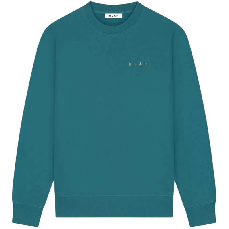 ØLÅF  Olaf Dotted Face Crewneck Sweaters Groen M250200 grün