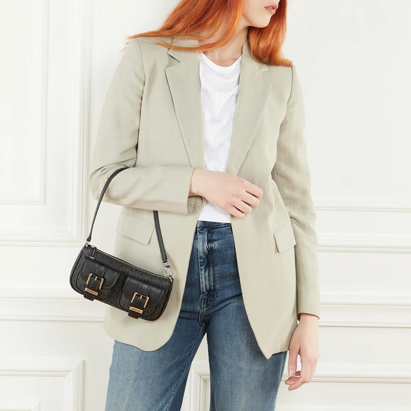 MICHAEL Michael Kors Pochette Sm Conv Pouchette Black(Image 2)