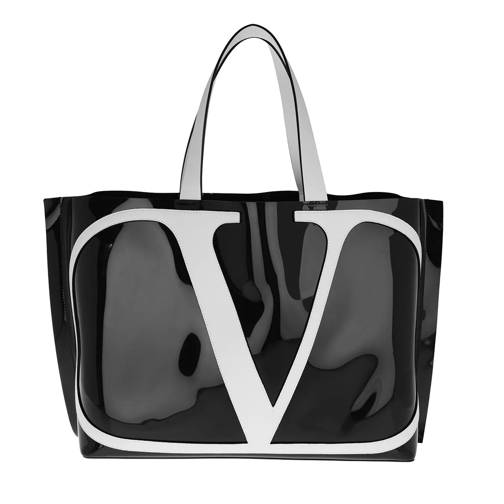 Valentino Garavani V Shopping Bag Black/White Shopper