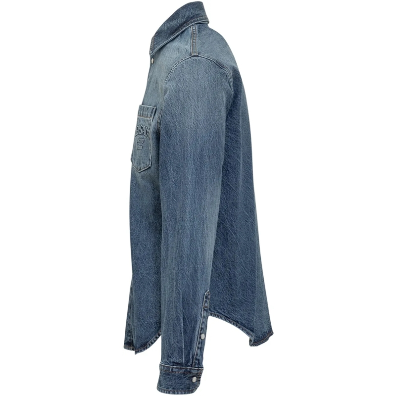 Versace Veste en jean Giacca in Denim blau(Image 3)