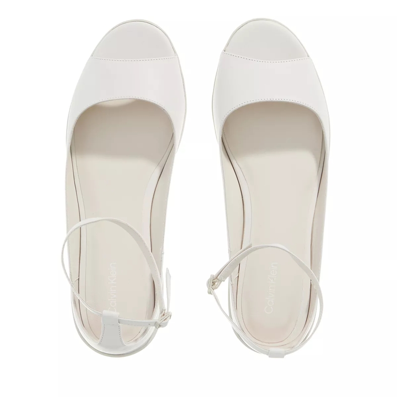 Calvin Klein Ballerines Peep Toe Ballerina Lth Ecru(Image 5)