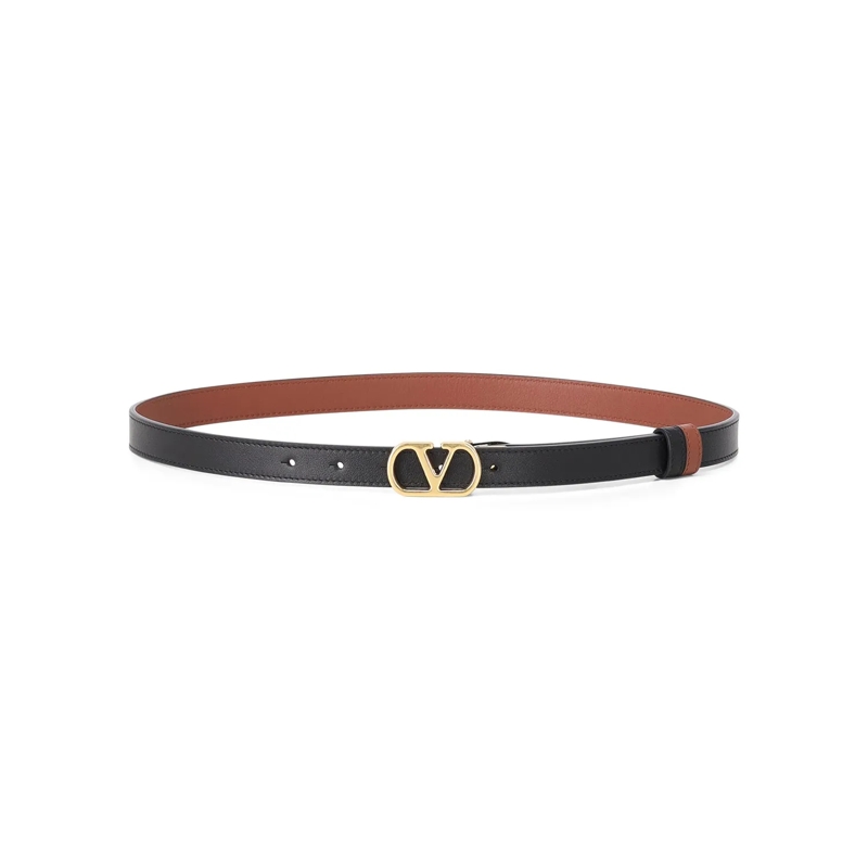 Valentino Garavani Gürtel Wendegürtel Vlogo Signature schwarz