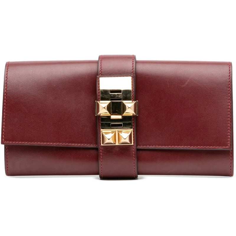Hermès Pochette Swift Medor Clutch 23 rot