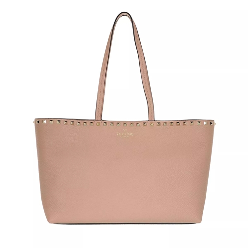 Valentino Garavani Rockstud Shopping Bag Calfskin Poudre Shopping Bag