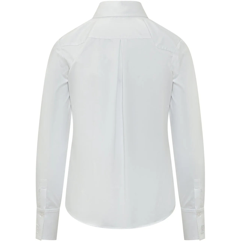 Elisabetta Franchi Bluse Camicia Classica Slim weiß(Image 2)