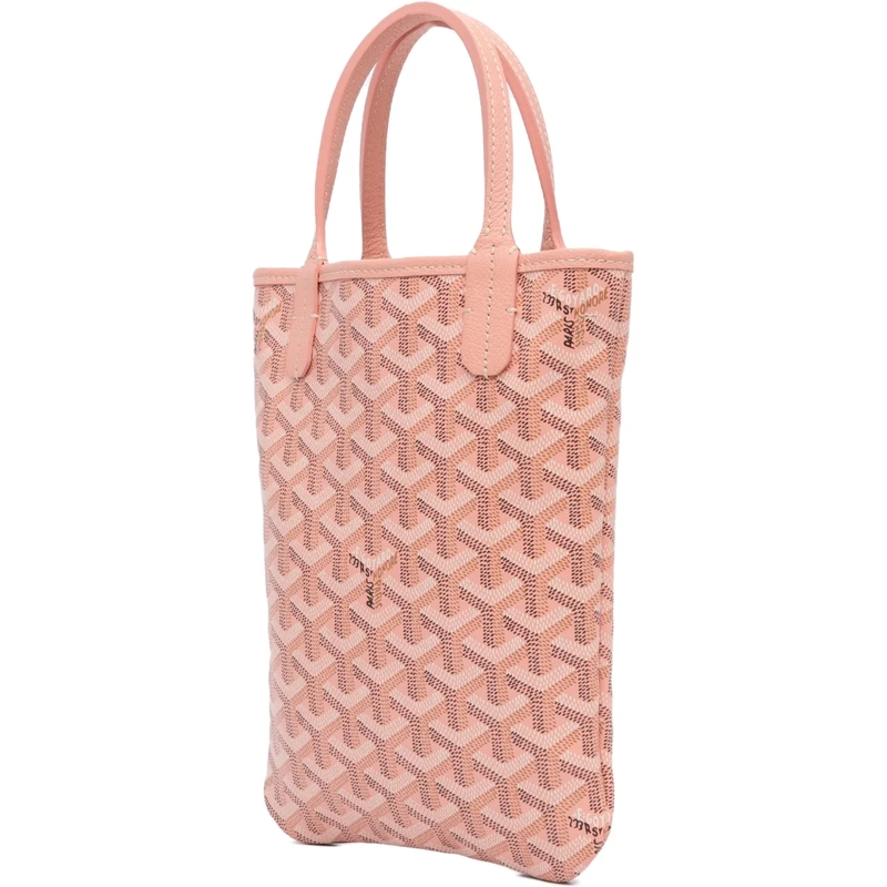 GOYARD Sac à bandoulière Goyardine Poitiers Claire Voie rose