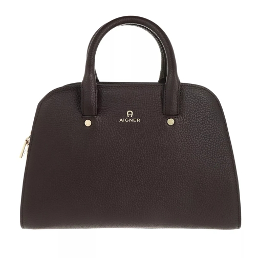 AIGNER Ivy Handle Bag Java Brown Rymlig shoppingväska