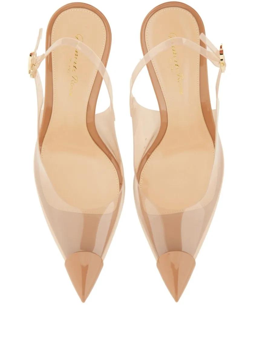 Thumbnail - Gianvito Rossi Hohe Schuhe - "Diana 85" Slingback Shoe - Gr. 39 (EU) - in Beige - für Damen