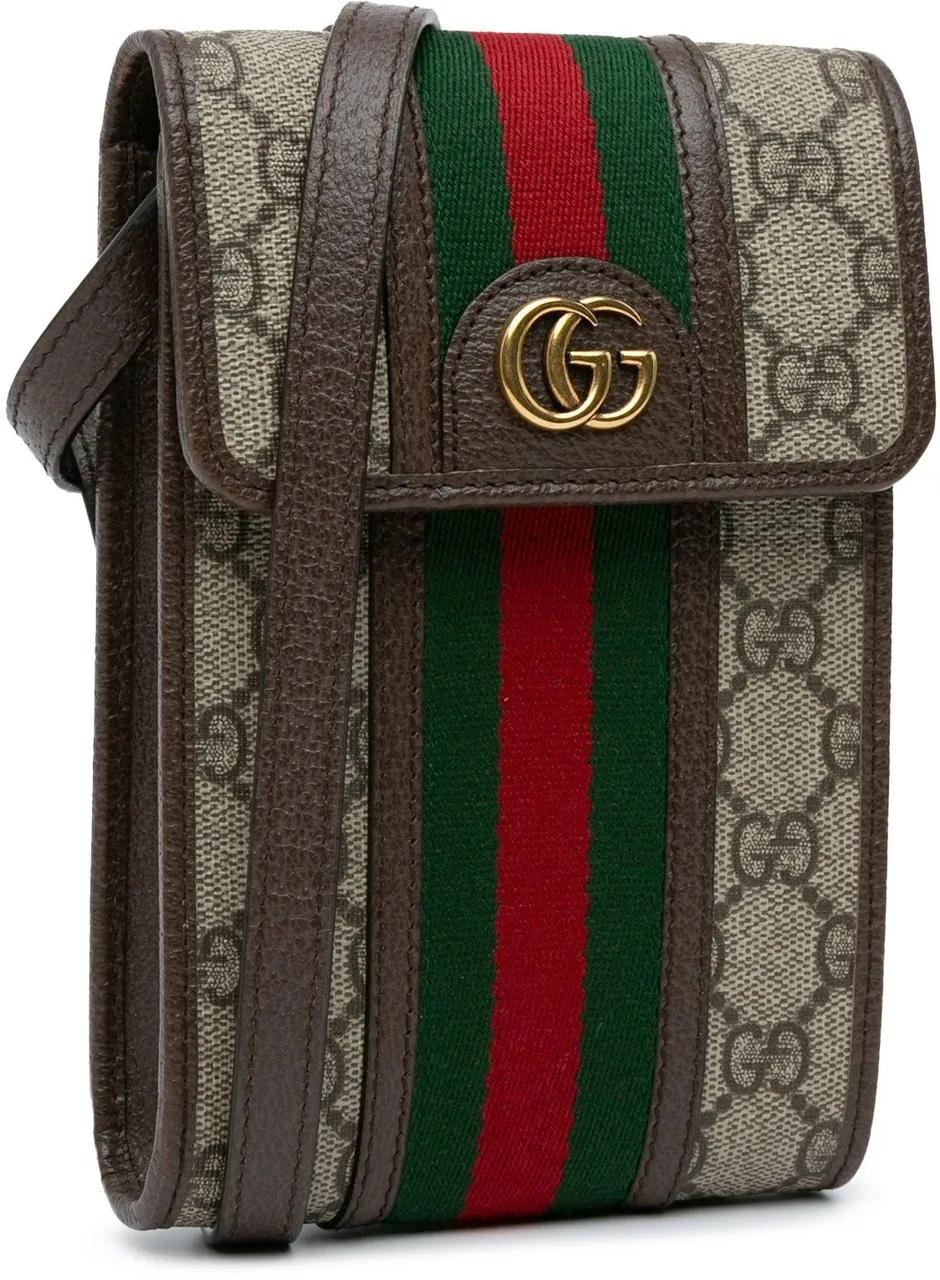 Gucci Hobo bags 2016-present Mini GG Supreme Web Ophidia Crossbody in bruin