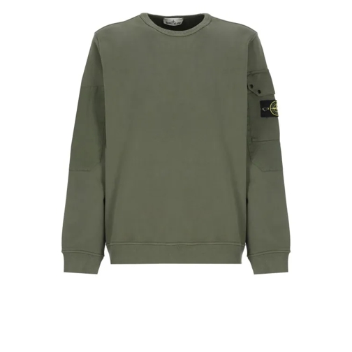 Stone Island Sweatshirt With Logo Green 