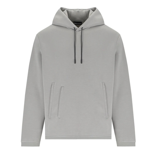 Emporio Armani Sweatshirts EMPORIO ARMANI GRAUES HOODIE grau