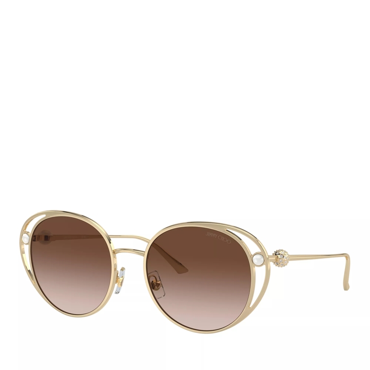 Jimmy Choo 0JC4003HB 53 300613 Pale Gold Lunettes de soleil