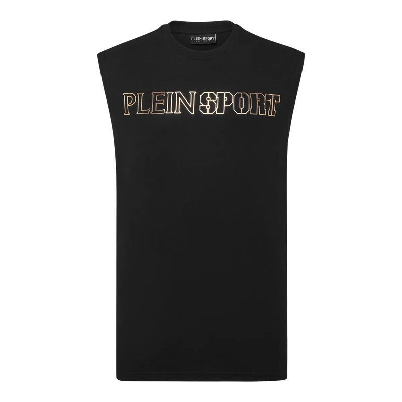 Plein Sport Top Tank-Top Tiger schwarz