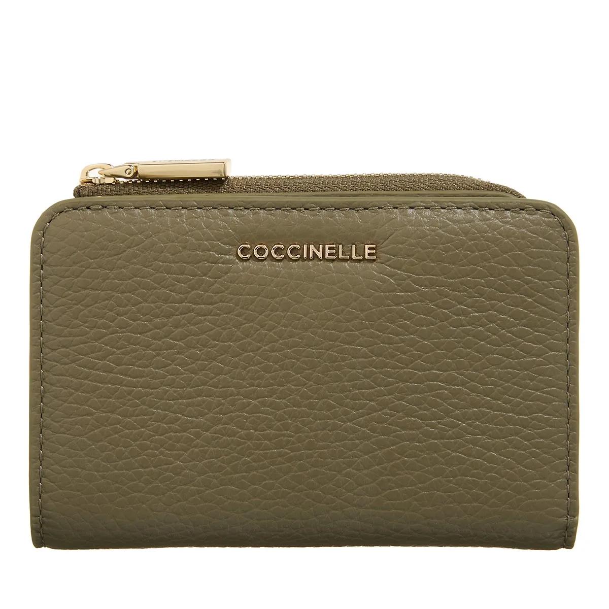 Coccinelle Portemonnaie - Metallic Soft - Gr. unisize - in Grün - für Damen