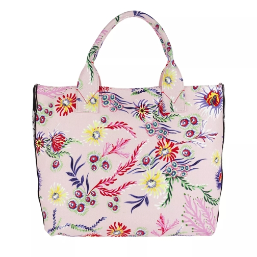 Pinko Capasanta Canvas Handle Bag Rosa Orchidea Shopping Bag