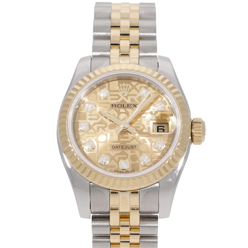 Rolex Automatikuhr Lady-Datejust Gold