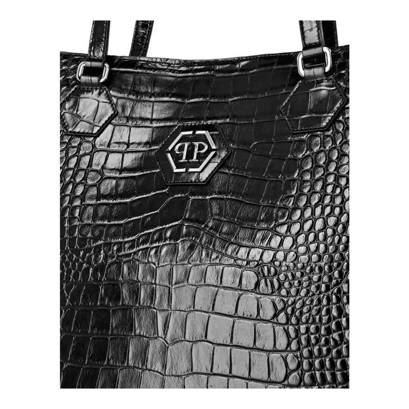 Philipp Plein Shopper Einkaufstasche Skull Verziert schwarz(Image 3)