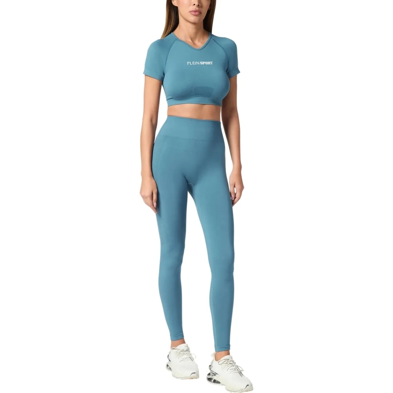 Plein Sport Leggings Leggings Logo dunkel-grau(Image 7)