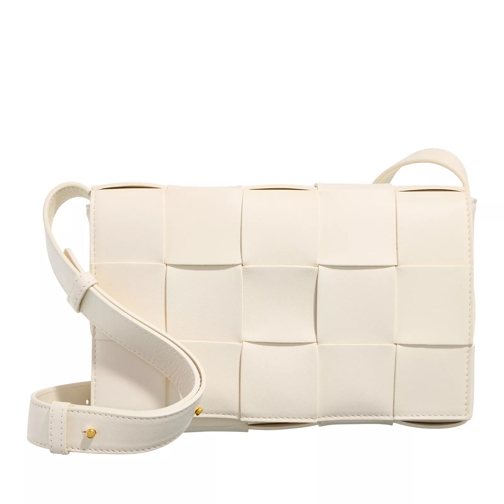Bottega Veneta Handbag Leather White-Gold Crossbodytas