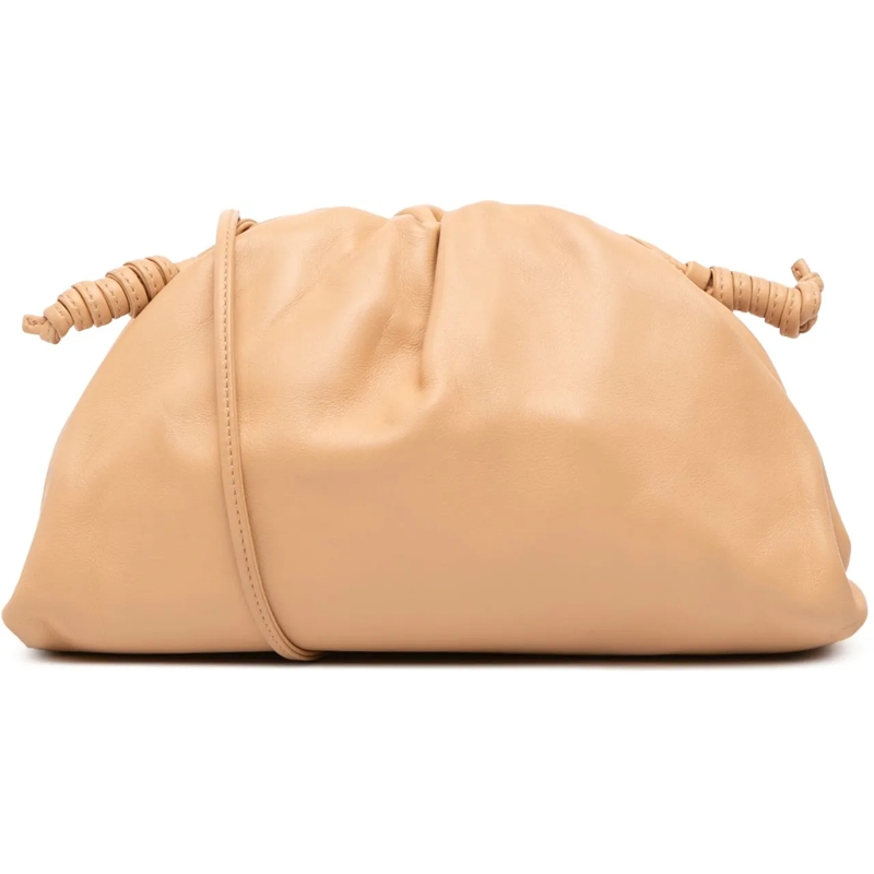 Bottega Veneta Sac à bandoulière Lambskin The Mini Pouch Crossbody braun