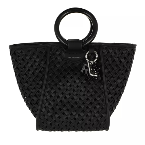 Karl Lagerfeld Basket Top Handle  Black Rymlig shoppingväska