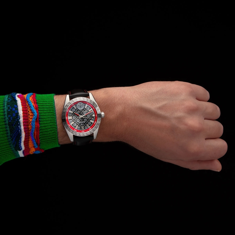 Carlo Colucci Automatikuhr Herrenuhr CC300 . schwarz(Image 8)