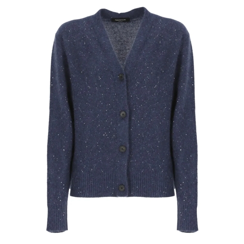 Fabiana Filippi Blue Wool Cardigan Blue Strickjacke